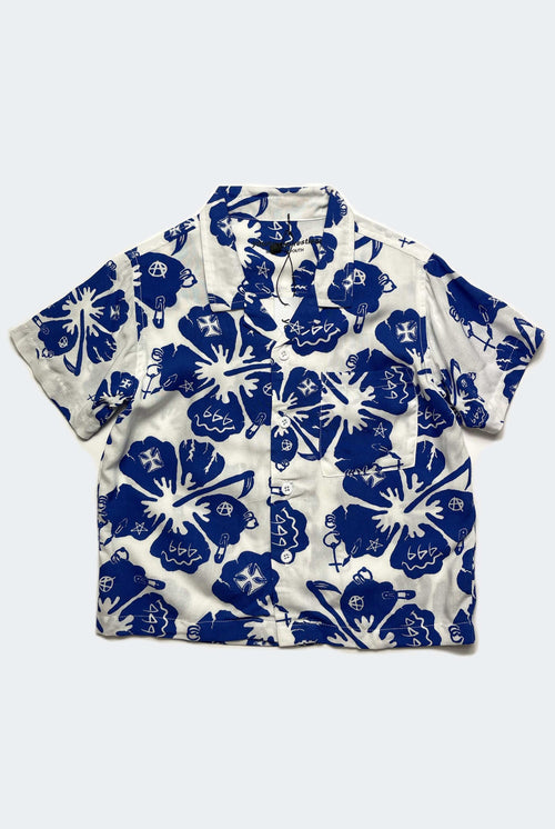 ALOHA SHIRT / BLUE - youngandrestlesskids 