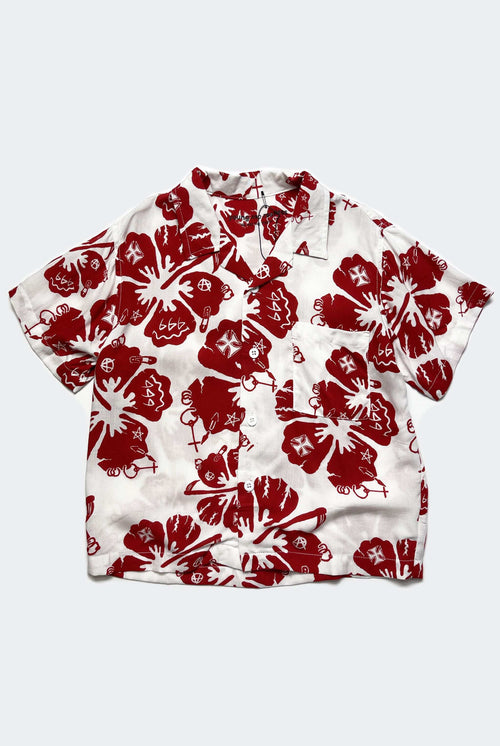 ALOHA SHIRT / RED - youngandrestlesskids 