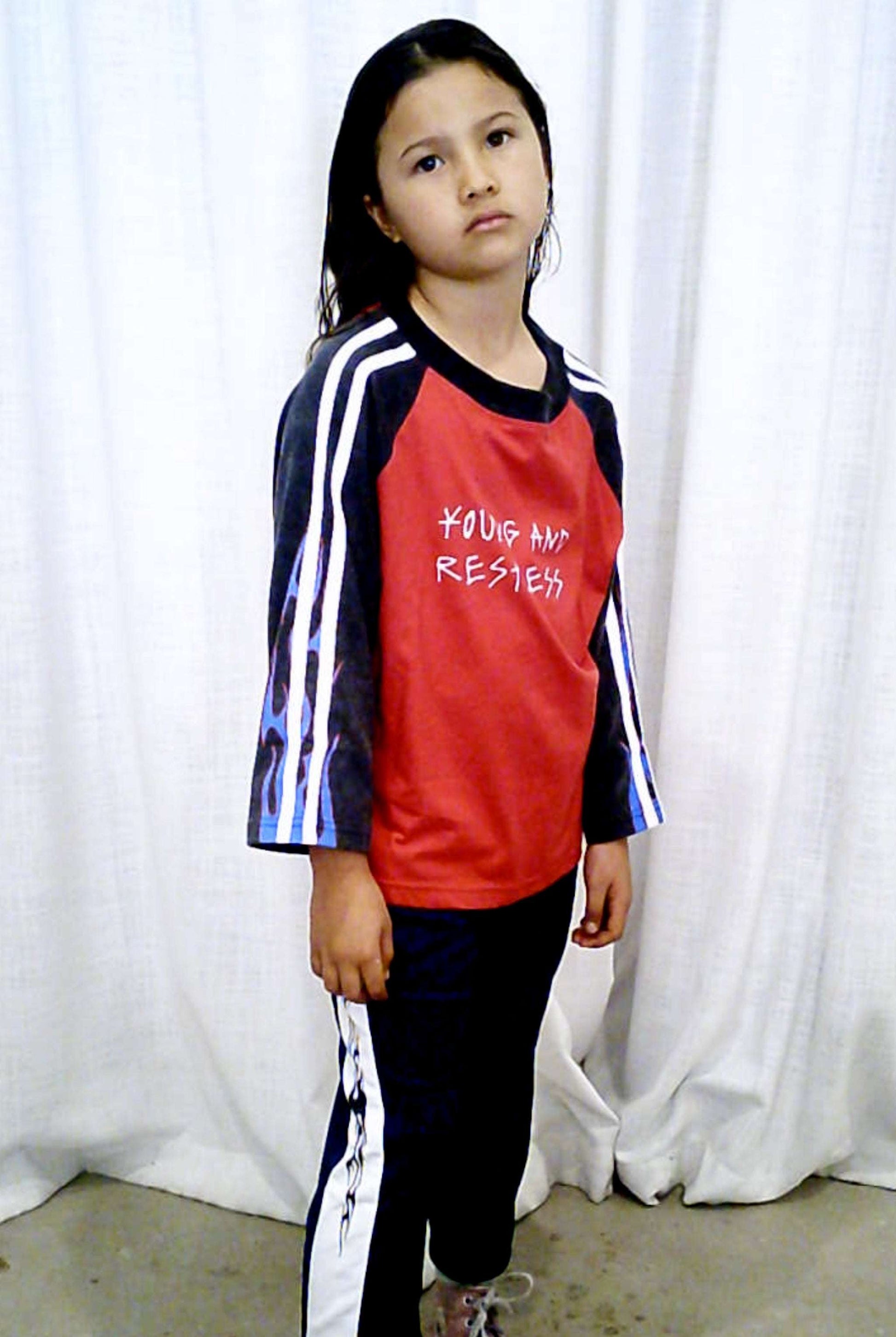 BURN OUT TEE / RED - youngandrestlesskids 
