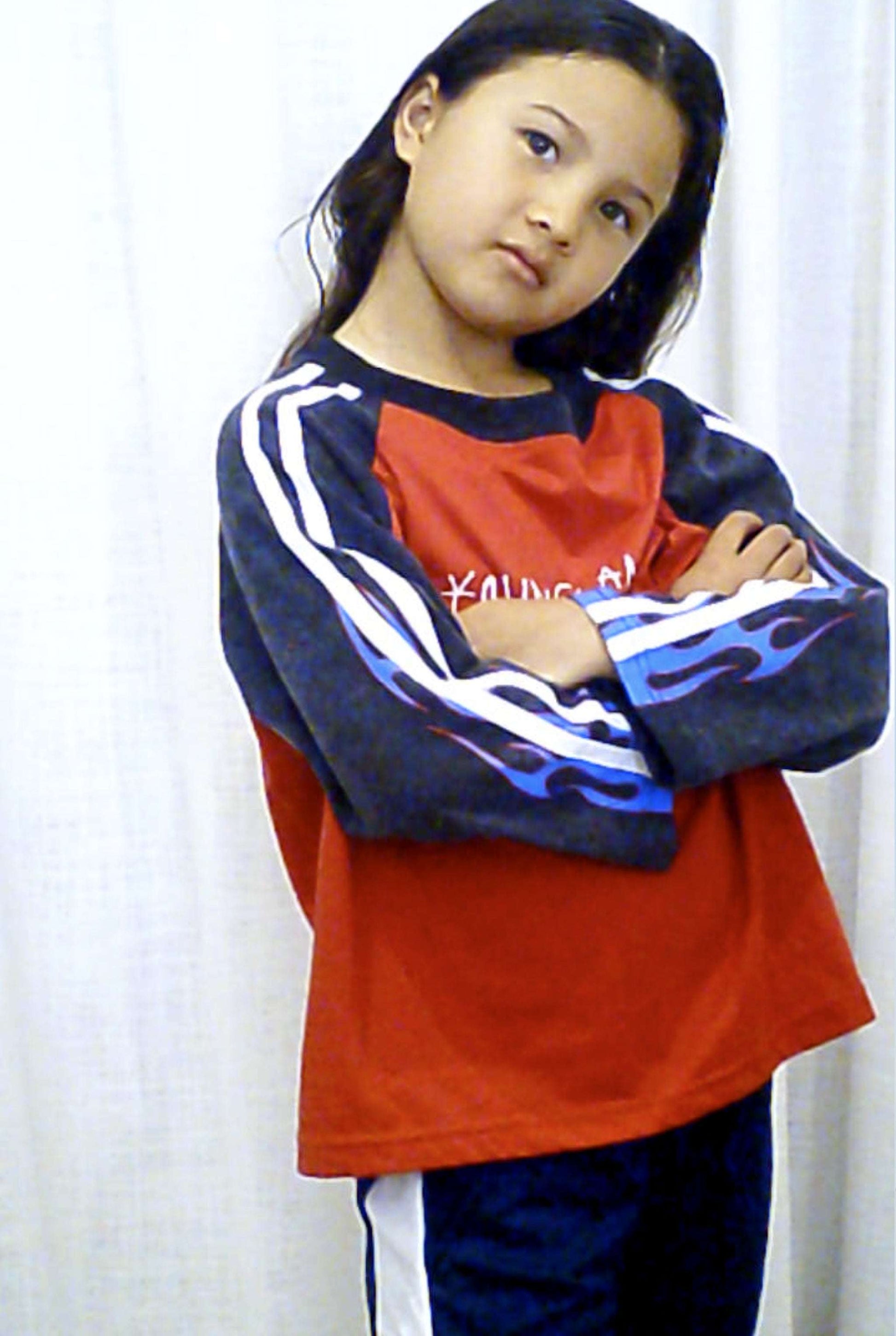 BURN OUT TEE / RED - youngandrestlesskids 
