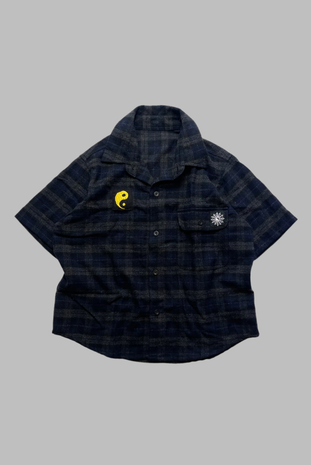 CHECK MATE SHIRT / NAVY - youngandrestlesskids 
