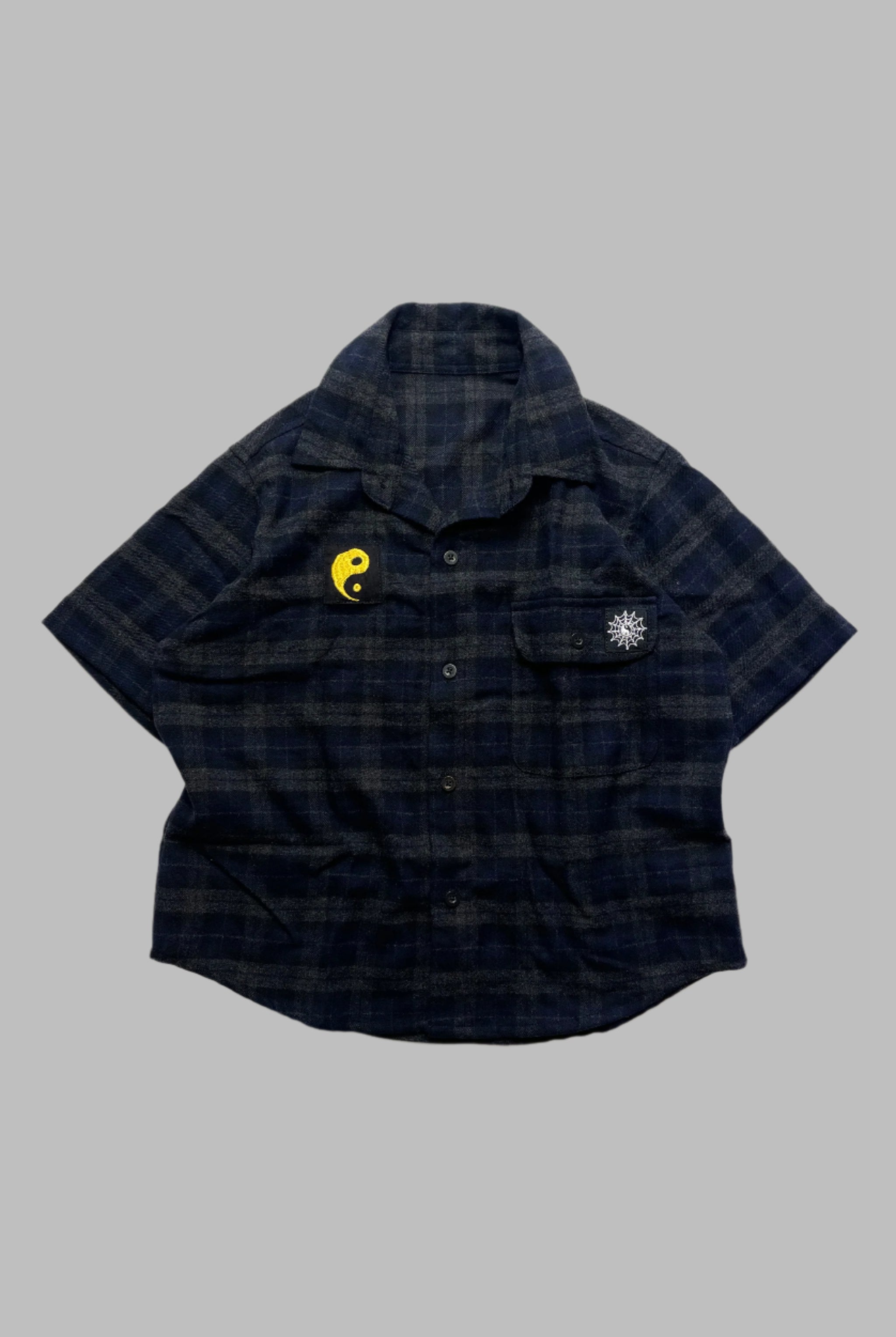 CHECK MATE SHIRT / NAVY - youngandrestlesskids 