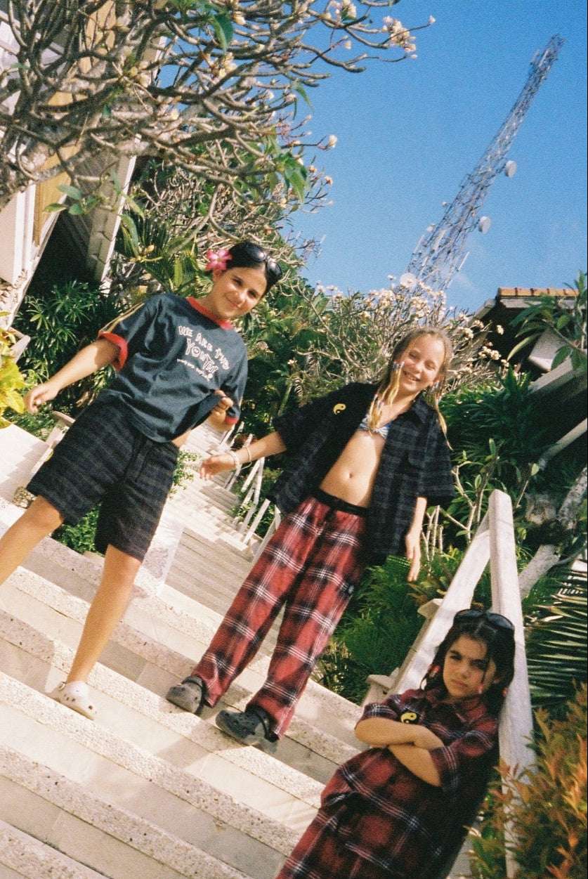 CHECK MATE SHIRT / NAVY - youngandrestlesskids 