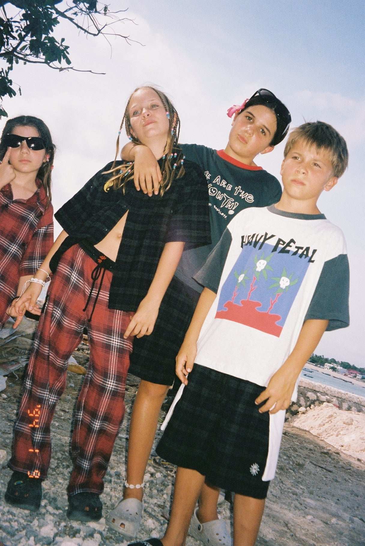 CHECK MATE SHIRT / NAVY - youngandrestlesskids 