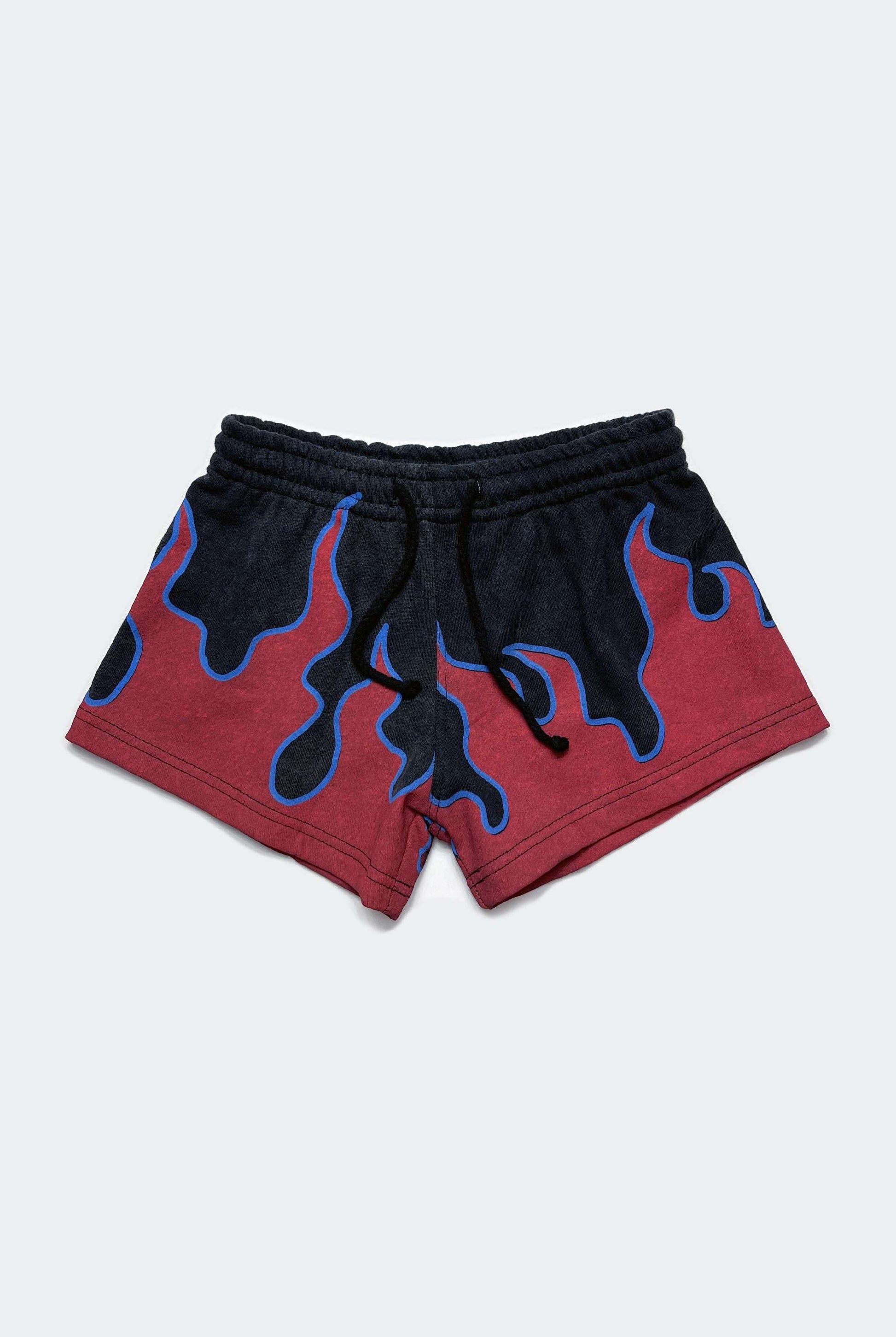 FLAME SHORT / WASHED BLACK - youngandrestlesskids 