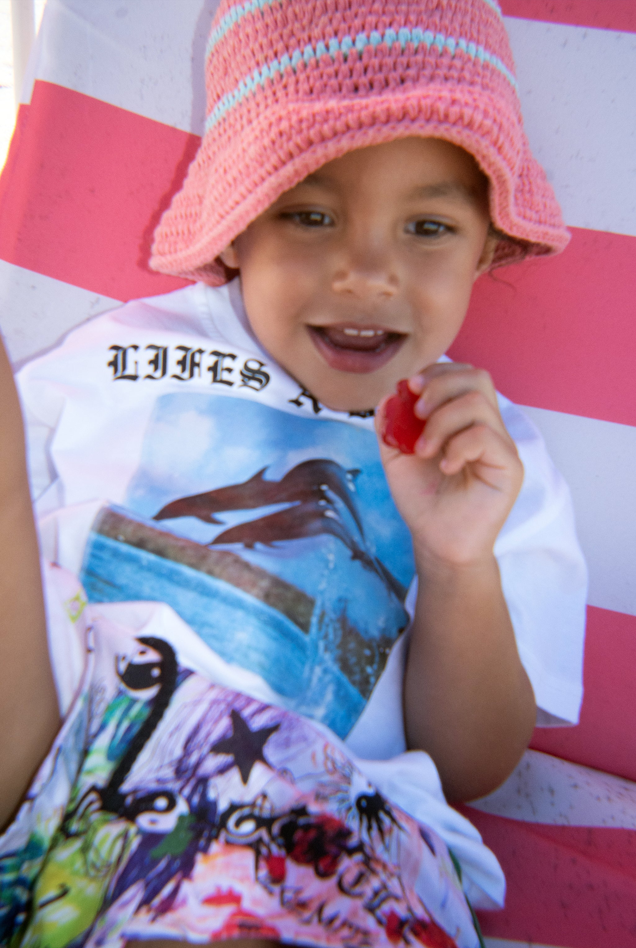 LIFES A BEACH TEE / WHITE