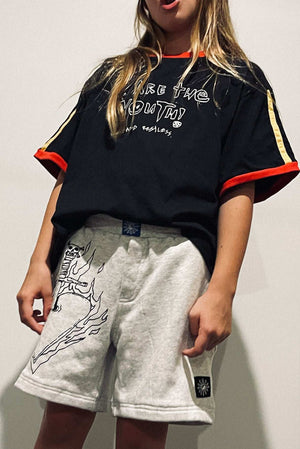 LINE UP TEE / BLACK - youngandrestlesskids 