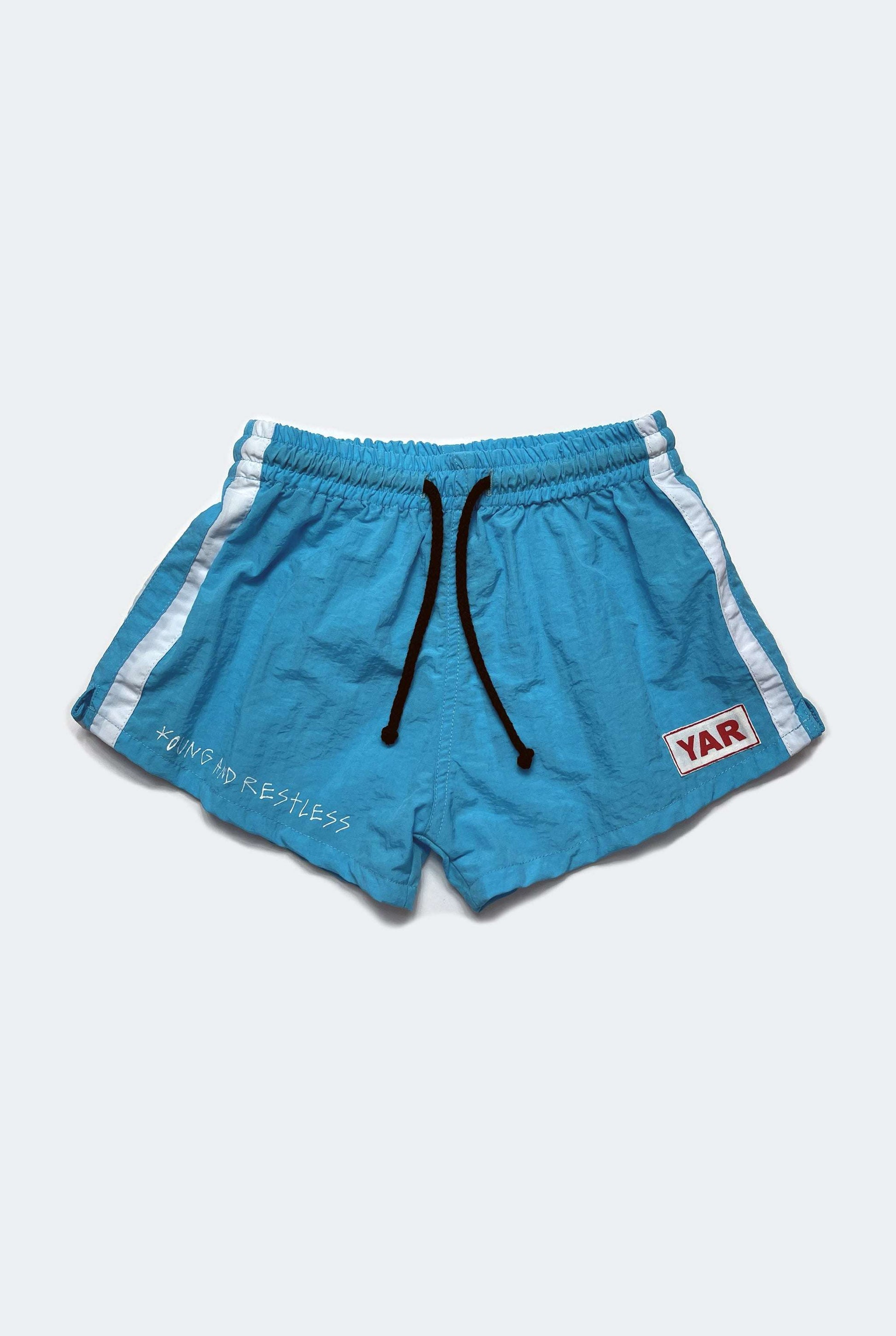 METAL BEACH SHORT / AQUA - youngandrestlesskids 