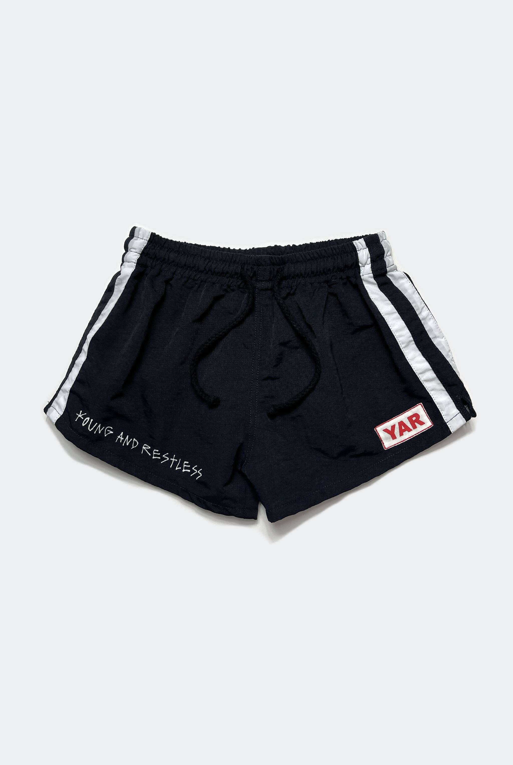 METAL BEACH SHORT / BLACK - youngandrestlesskids 