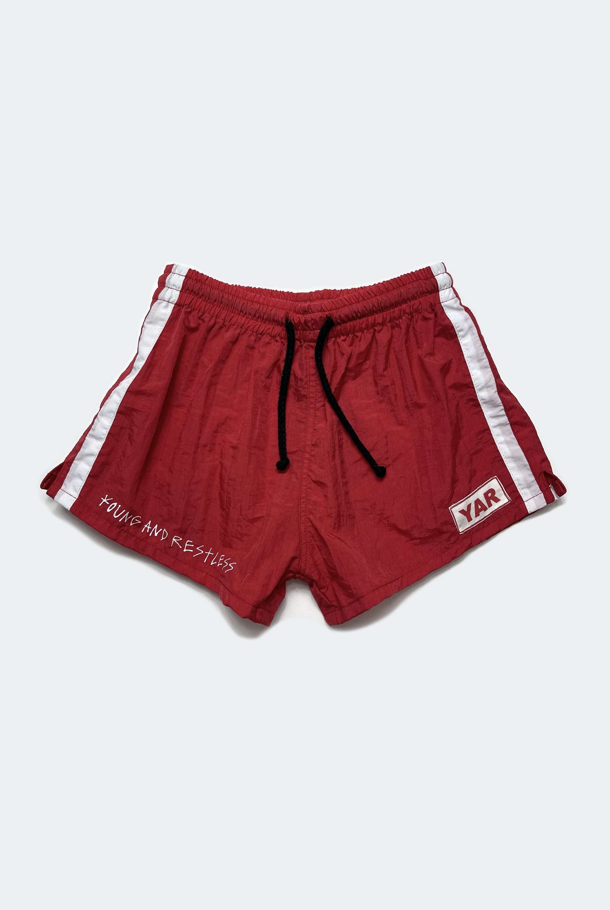 METAL BEACH SHORT / RED - youngandrestlesskids 