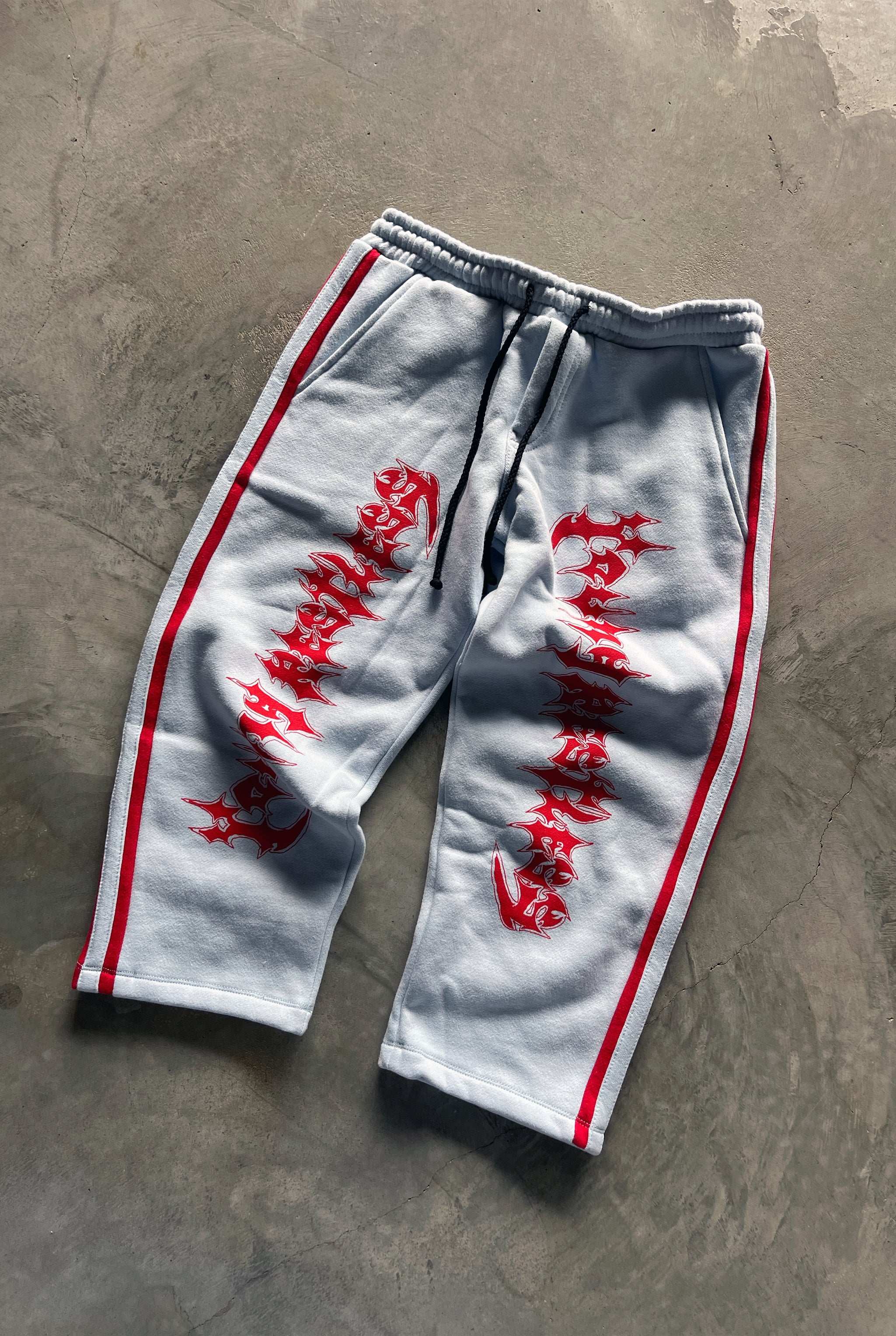 METAL SWEATPANT / BABY BLUE - youngandrestlesskids 
