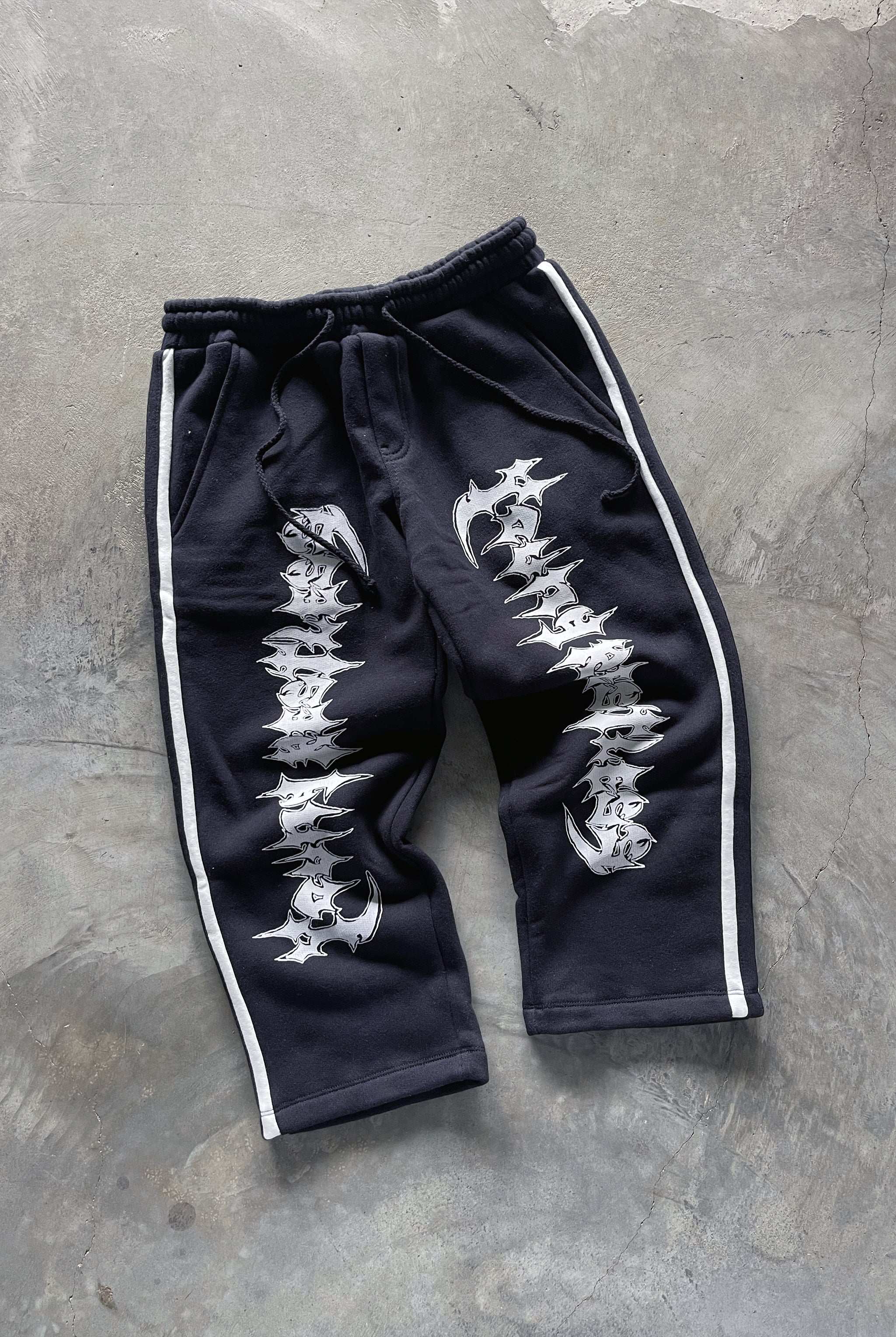 METAL SWEATPANT / BLACK - youngandrestlesskids 