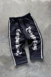 METAL SWEATPANT / BLACK