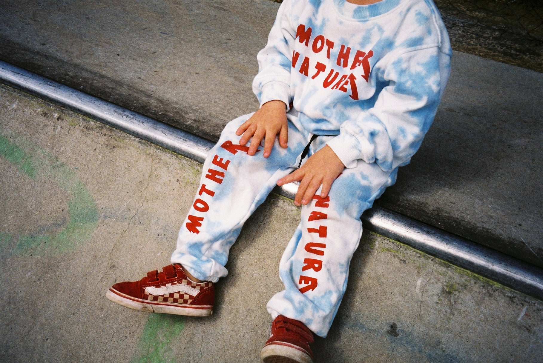 MOTHER NATURE SWEATPANT / SKY TIE DYE - youngandrestlesskids 