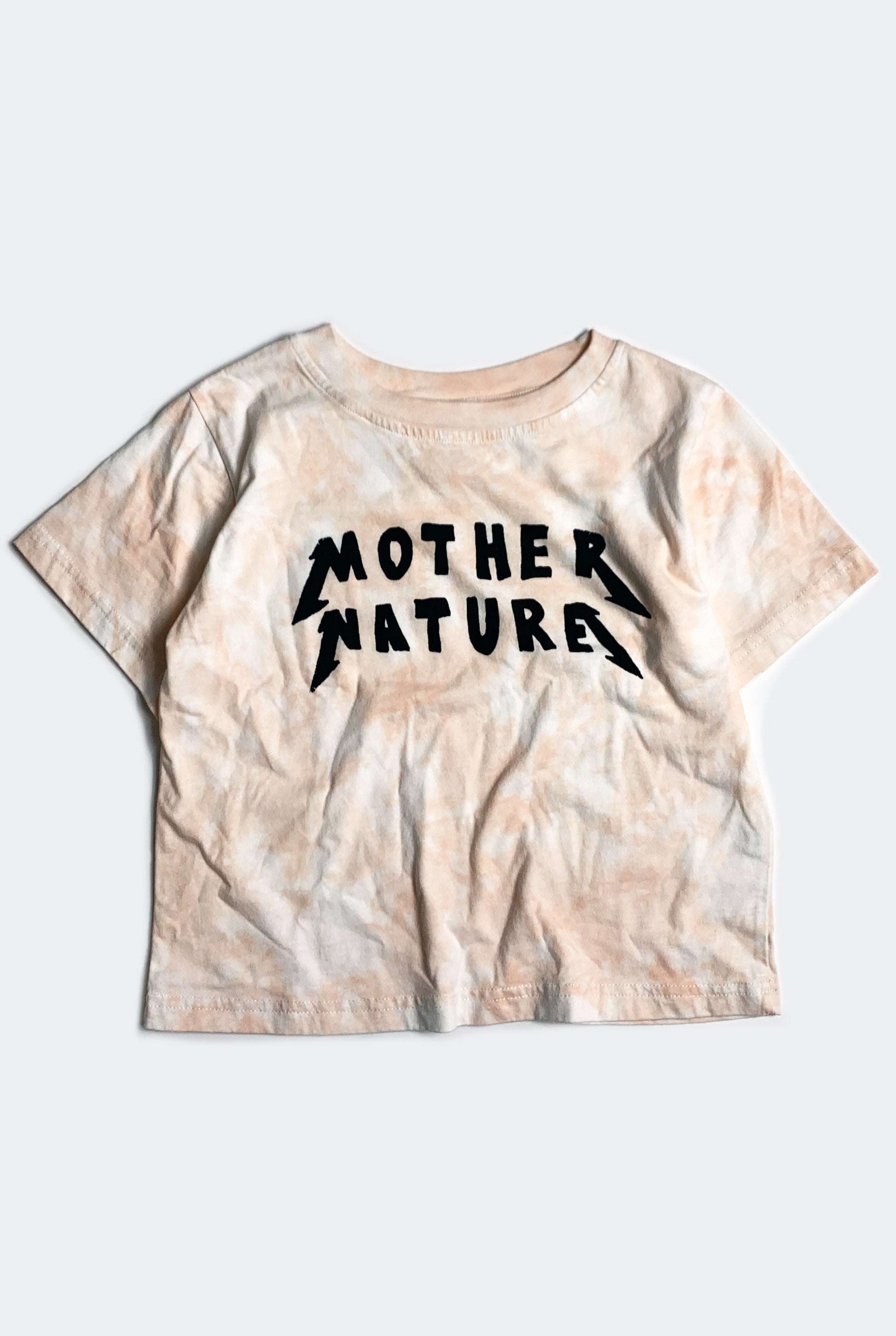 MOTHER NATURE TEE / PEACH TIE DYE - youngandrestlesskids 