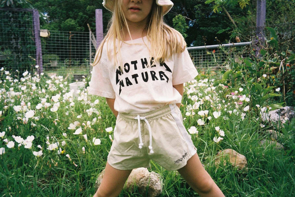 MOTHER NATURE TEE / PEACH TIE DYE - youngandrestlesskids 
