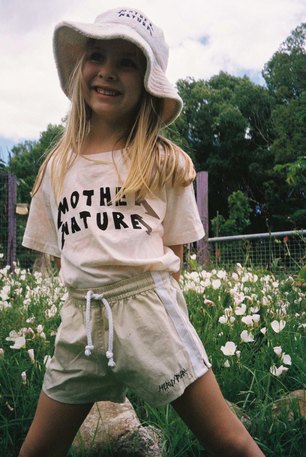 MOTHER NATURE TEE / PEACH TIE DYE - youngandrestlesskids 