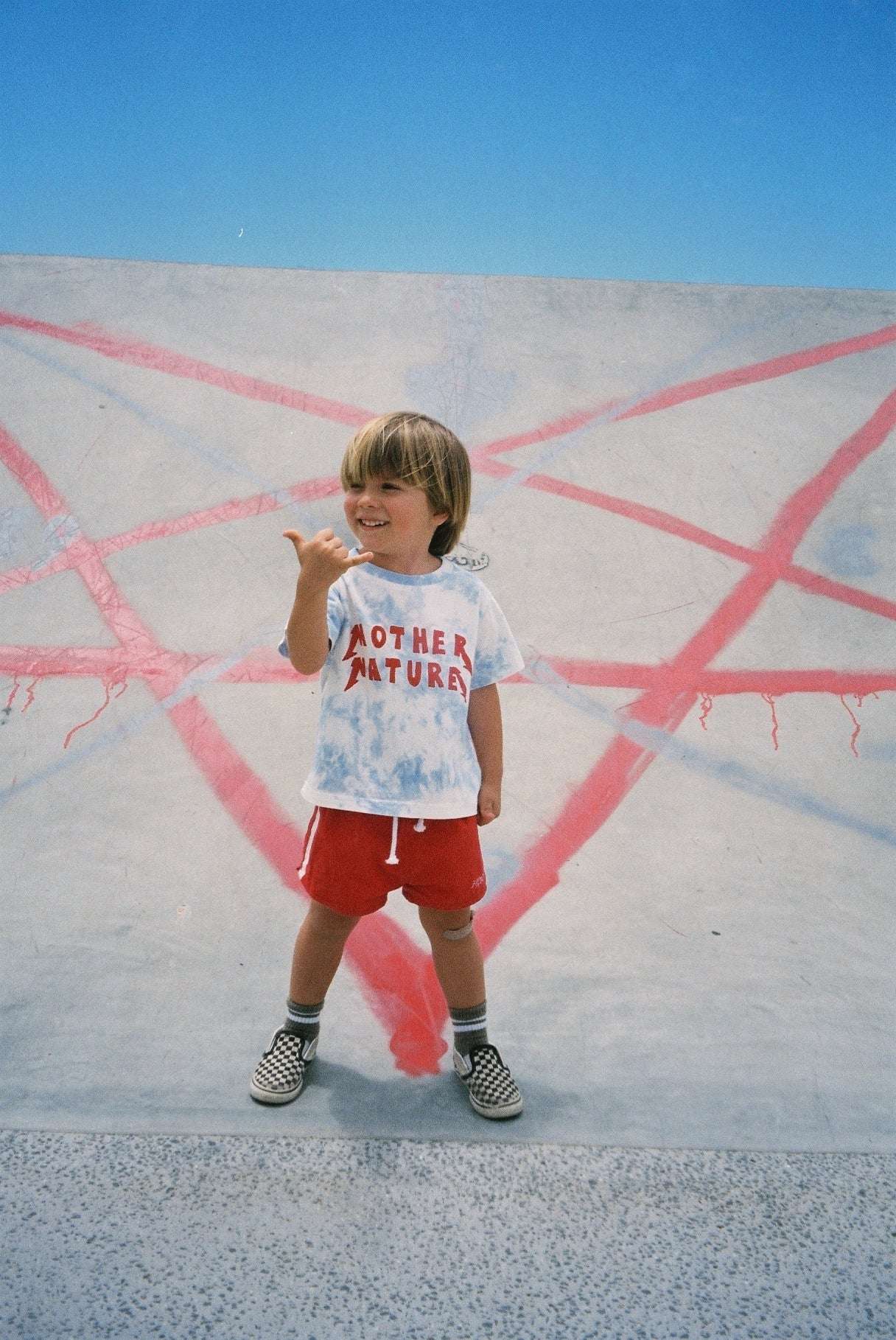 MOTHER NATURE TEE / SKY TIE DYE - youngandrestlesskids 