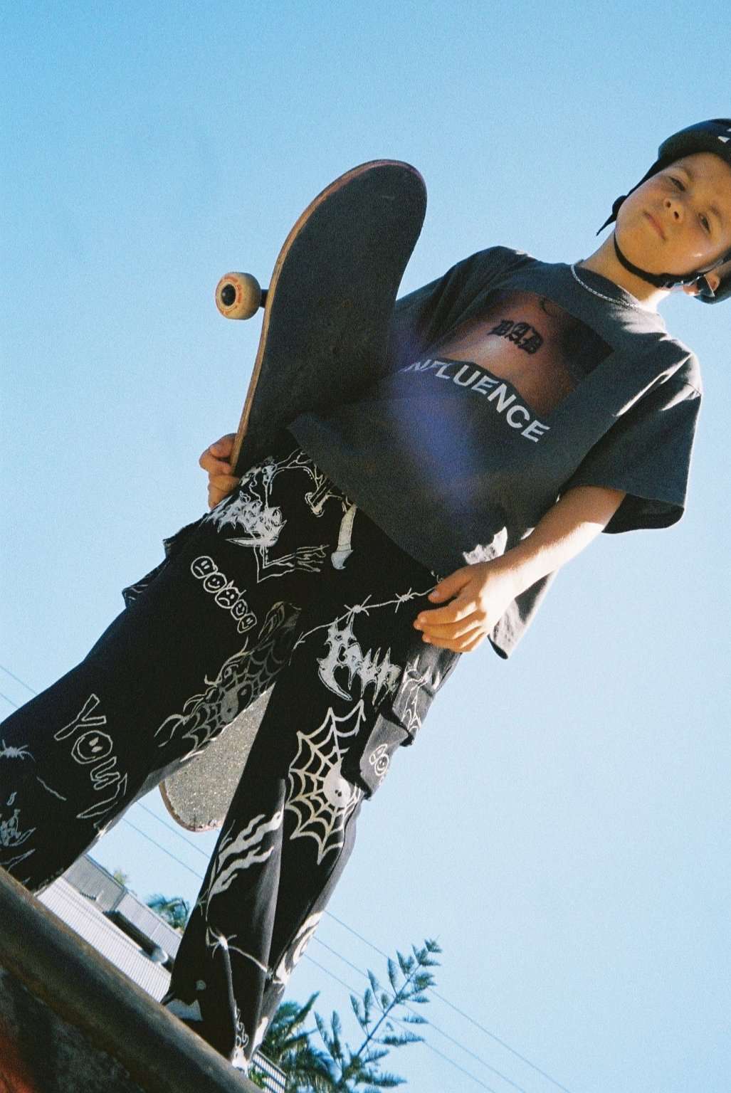 TATTOO CARGO / BLACK - youngandrestlesskids 