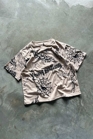 TATTOO TEE / TAN - youngandrestlesskids 