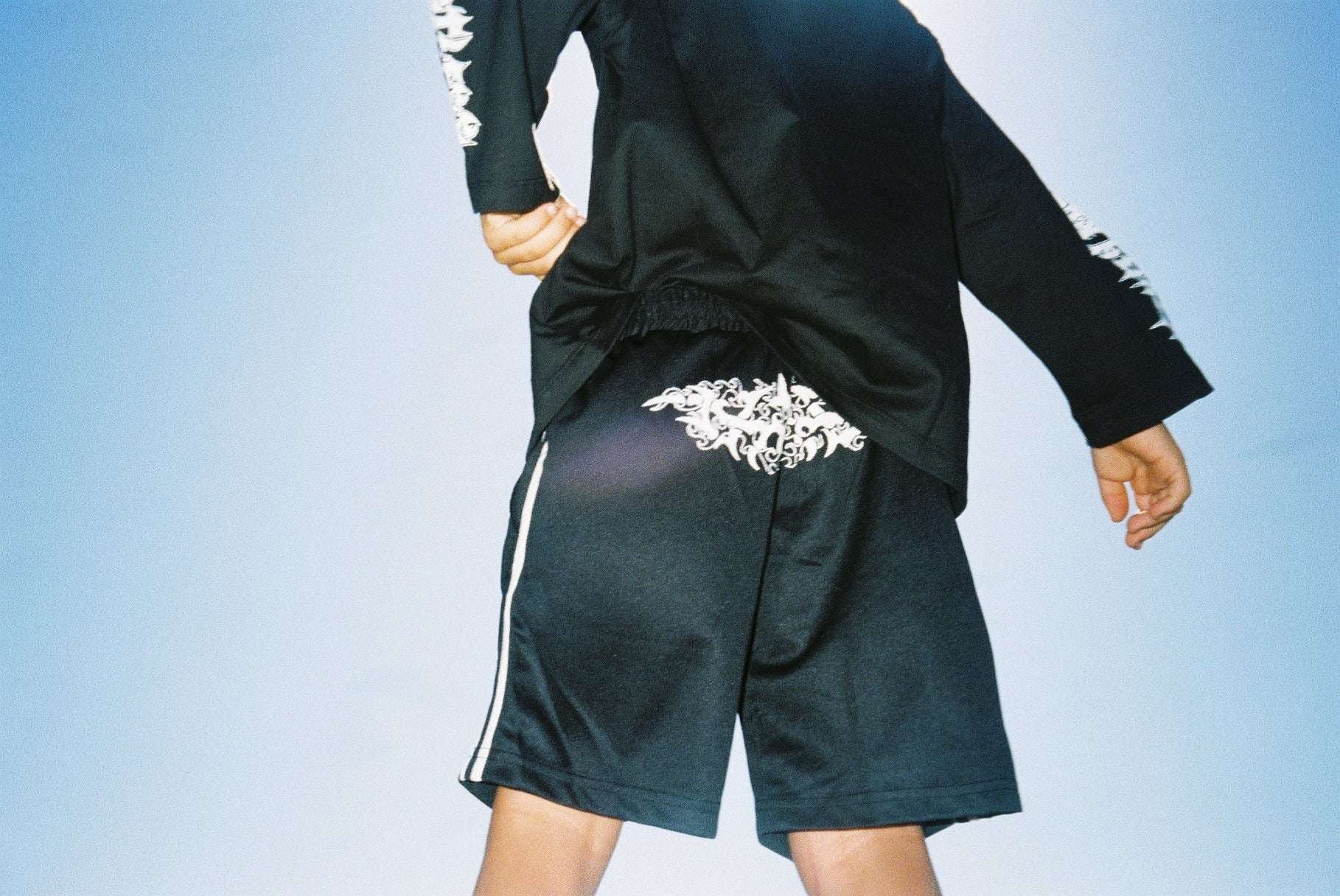 TRIBE SHORTS / BLACK - youngandrestlesskids 