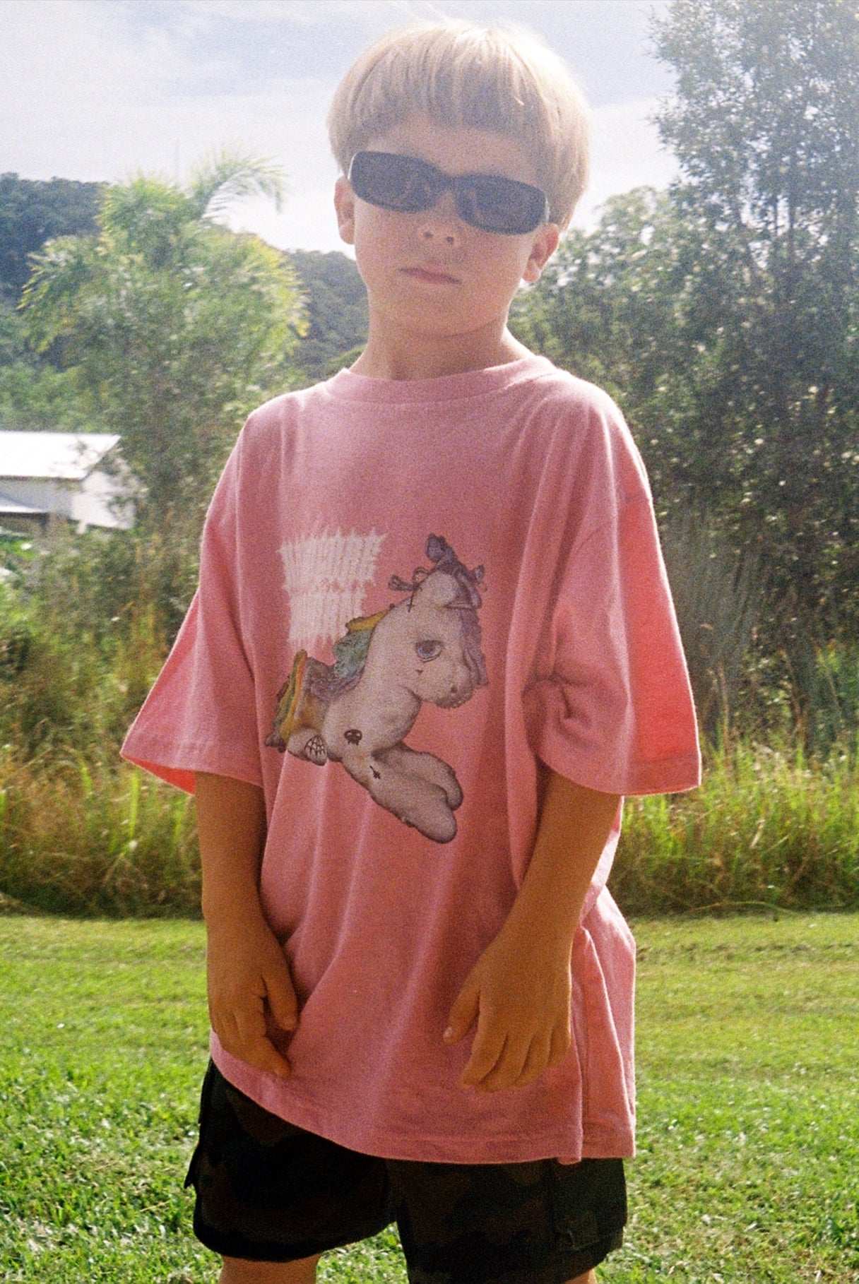 UNICORN CORE TEE / PINK - youngandrestlesskids 