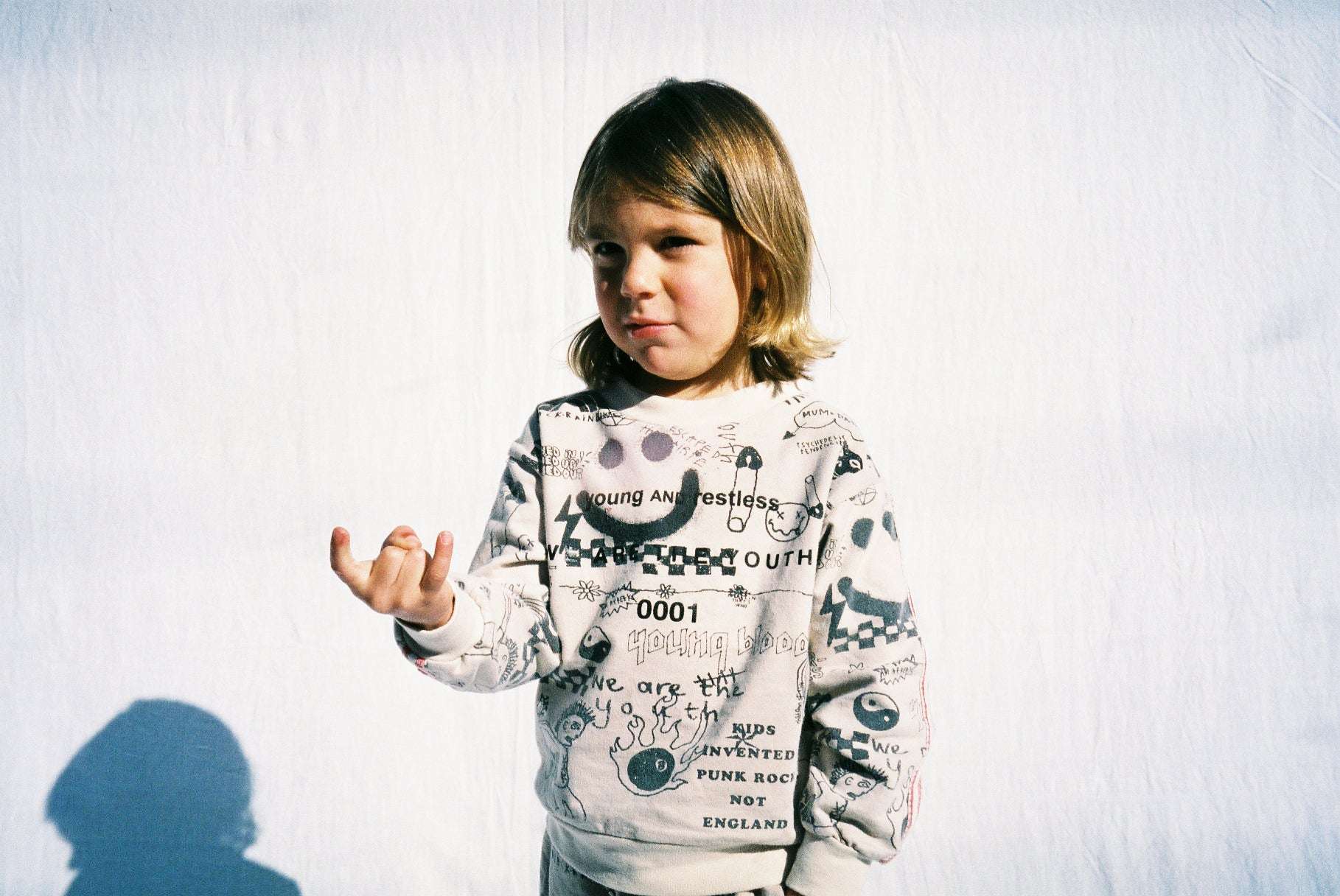 YOUTH SWEATSHIRT / TAN PREORDER - youngandrestlesskids 