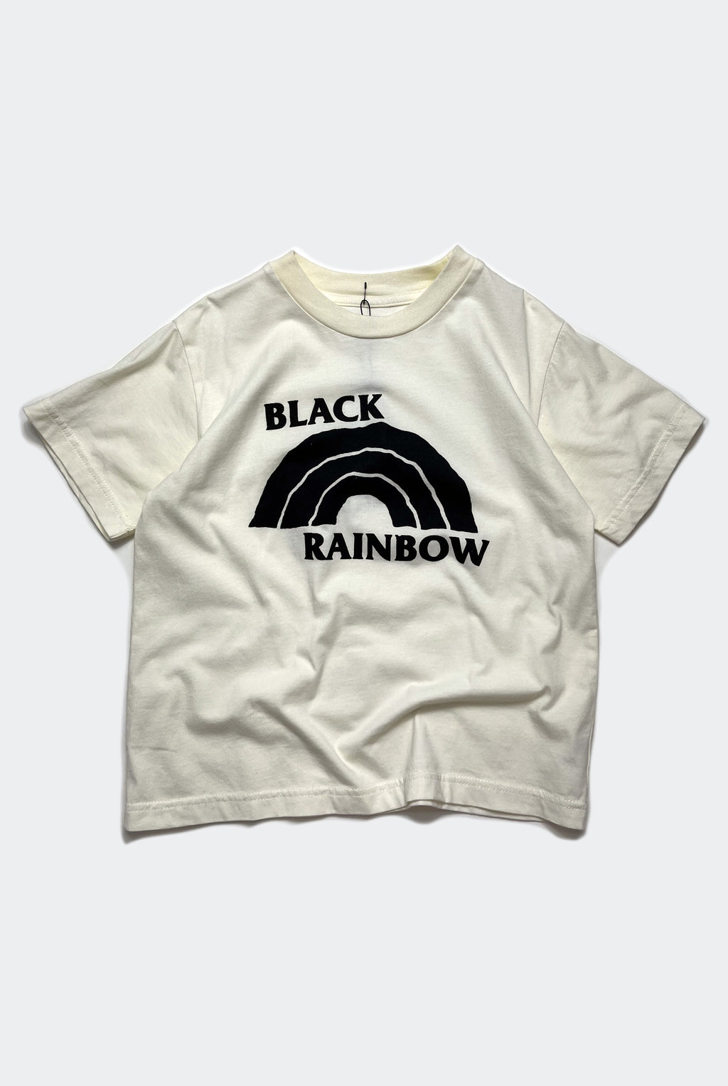 BLACK RAINBOW TEE / OFF WHITE