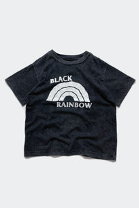 BLACK RAINBOW TEE / WASHED BLACK
