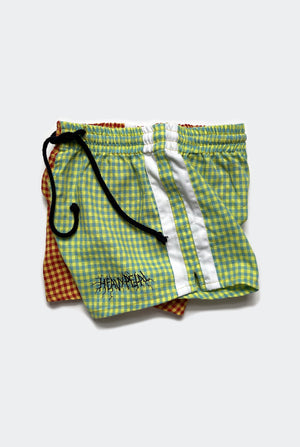 OFF TRACK SHORTS / GINGHAM