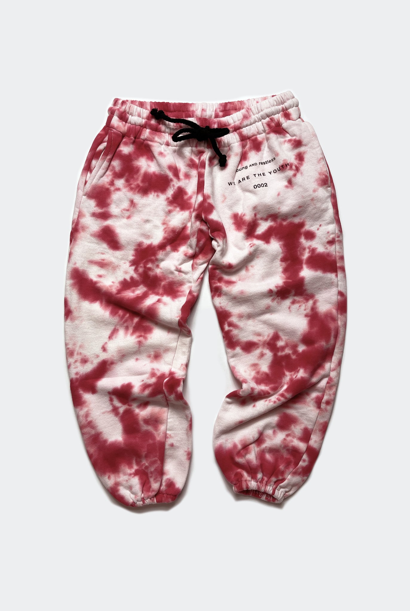LEISURE FOREVER SWEATPANT / RED TIE DYE