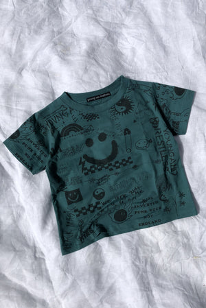 YOUTH TEE / FOREST GREEN