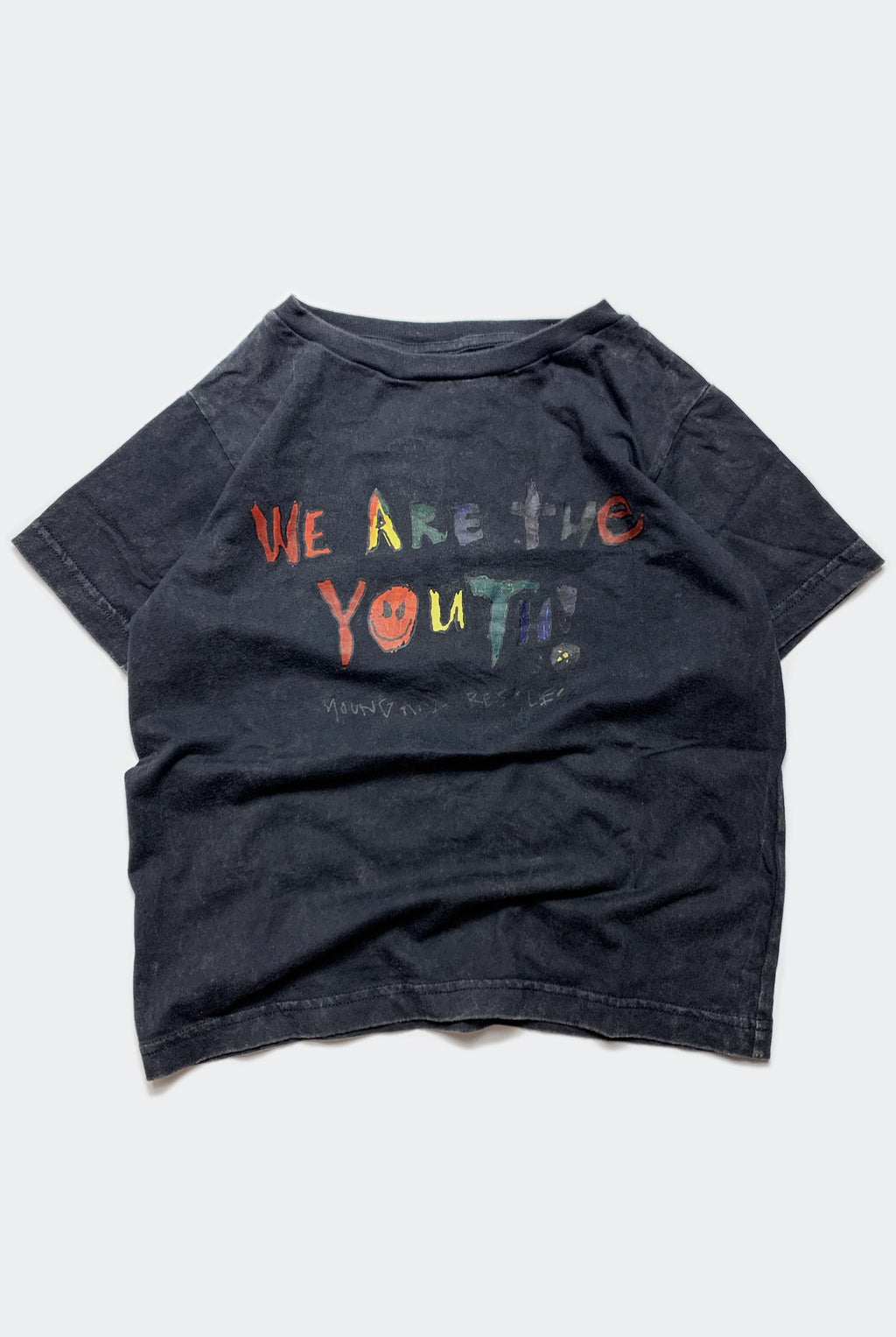 WE ARE THE YOUTH TEE / WASHED BLACK